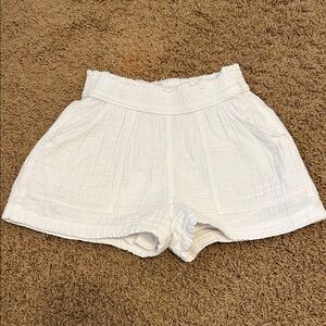 SO Women's High Waist White Shorts